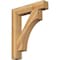 Ekena Millwork Westlake Block Rough Sawn Bracket, Western Red Cedar, 6"W x 34"D x 42"H BKT06X34X42WTL05RWR - alternate 1